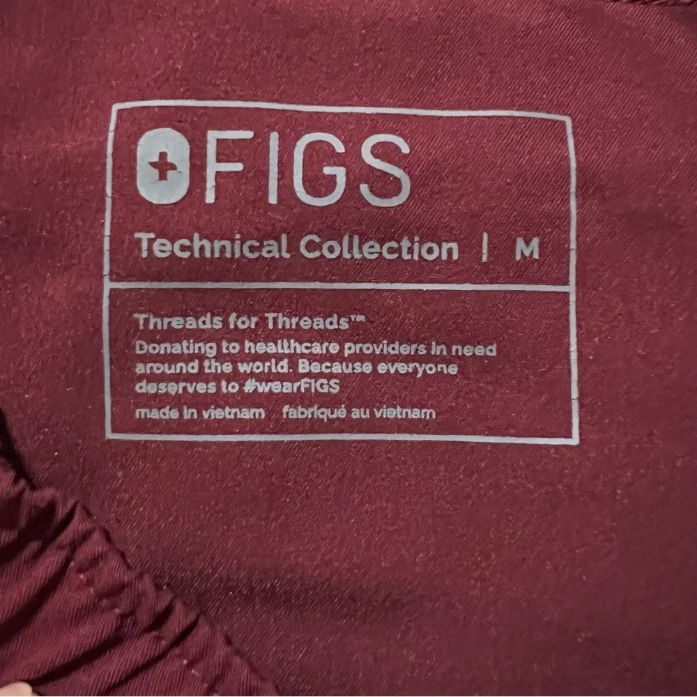 Men's Tansen Jogger‎ Scrub PantIn Burgundy